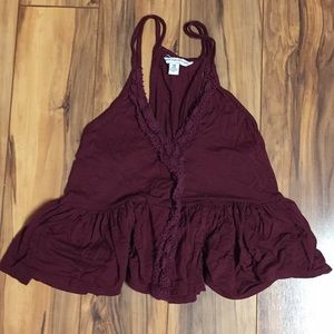 American eagle ruffle tank